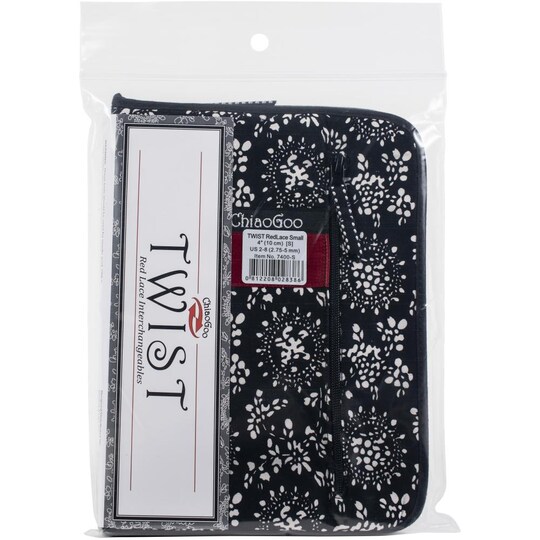 ChiaoGoo; ChiaoGoo TWIST Red Lace Interchangeable 4" Tip Set - Small - US 2-8 (2.75-5mm); Category:Knitting Needles; Image:1